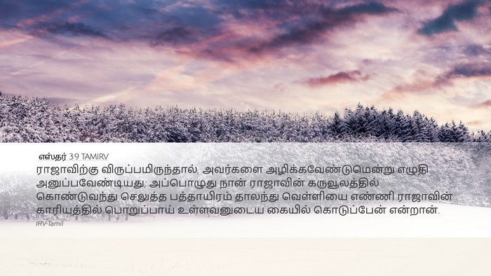 எஸ்தர் 3:9 TAMIRV Bible Verse Image