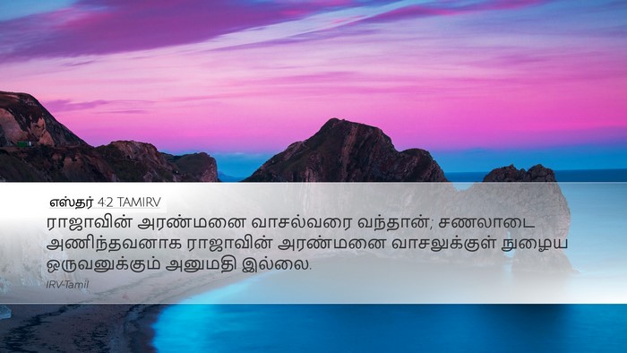 எஸ்தர் 4:2 TAMIRV Bible Verse Image