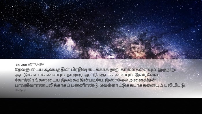 எஸ்றா 6:17 TAMIRV Bible Verse Image