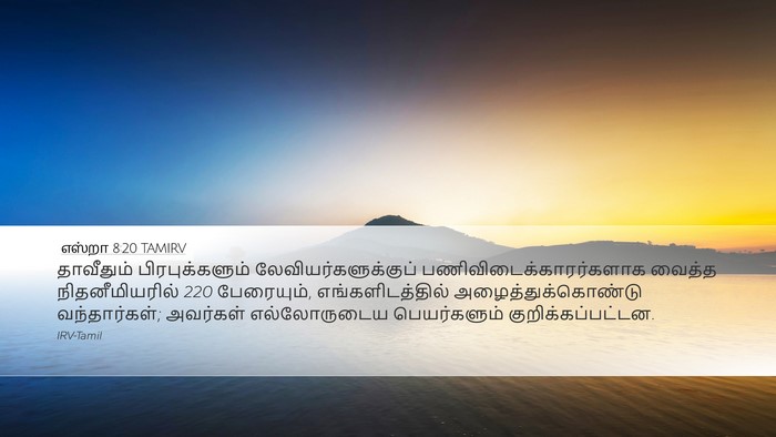 எஸ்றா 8:20 TAMIRV Bible Verse Image
