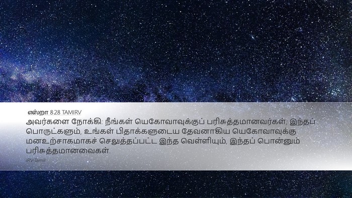 எஸ்றா 8:28 TAMIRV Bible Verse Image