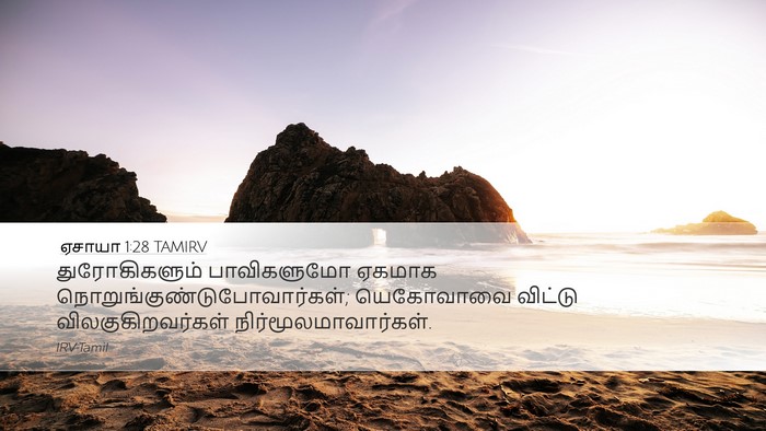 ஏசாயா 1:28 TAMIRV Bible Verse Image