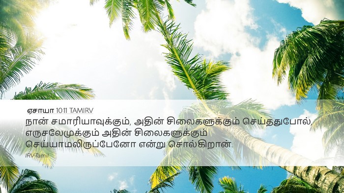 ஏசாயா 10:11 TAMIRV Bible Verse Image