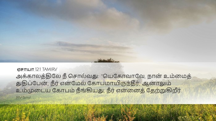 ஏசாயா 12:1 TAMIRV Bible Verse Image