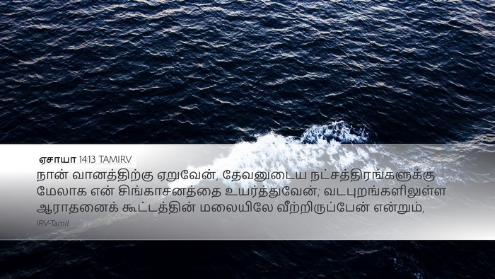 ஏசாயா 14:13 TAMIRV Bible Verse Image