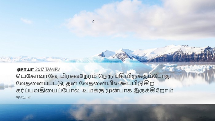ஏசாயா 26:17 TAMIRV Bible Verse Image