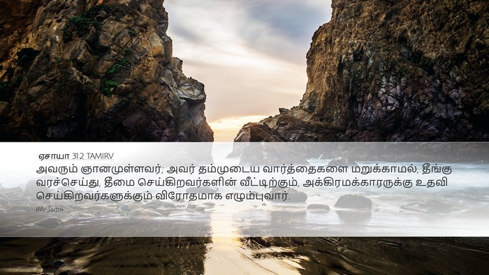 ஏசாயா 31:2 TAMIRV Bible Verse Image
