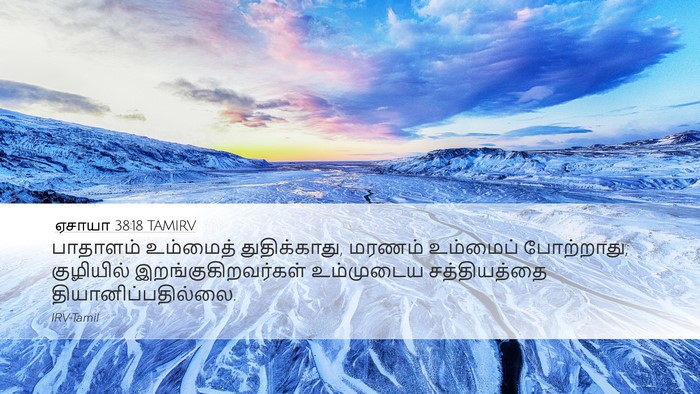 ஏசாயா 38:18 TAMIRV Bible Verse Image