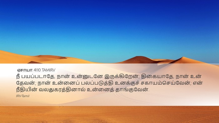 ஏசாயா 41:10 TAMIRV Bible Verse Image
