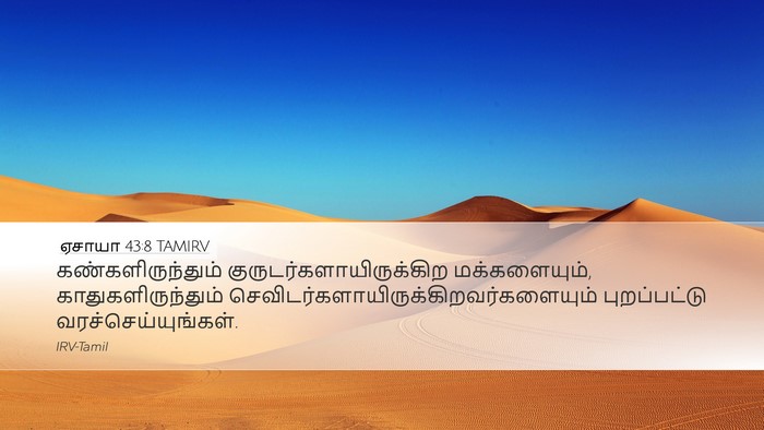 ஏசாயா 43:8 TAMIRV Bible Verse Image
