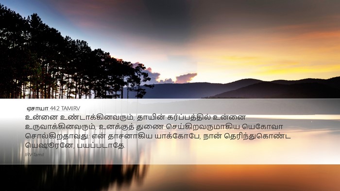 ஏசாயா 44:2 TAMIRV Bible Verse Image