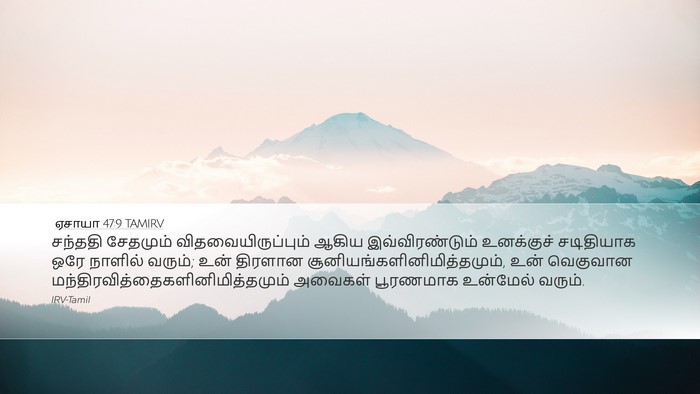 ஏசாயா 47:9 TAMIRV Bible Verse Image