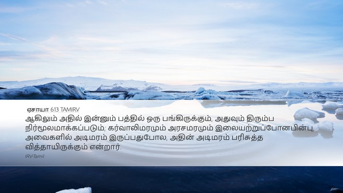 ஏசாயா 6:13 TAMIRV Bible Verse Image