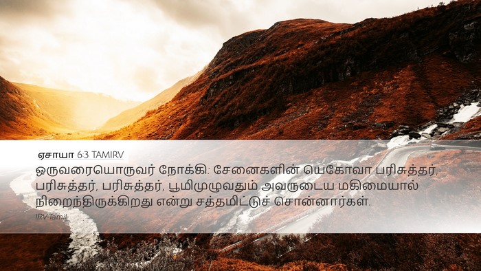 ஏசாயா 6:3 TAMIRV Bible Verse Image