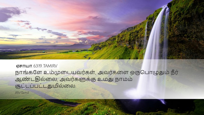 ஏசாயா 63:19 TAMIRV Bible Verse Image