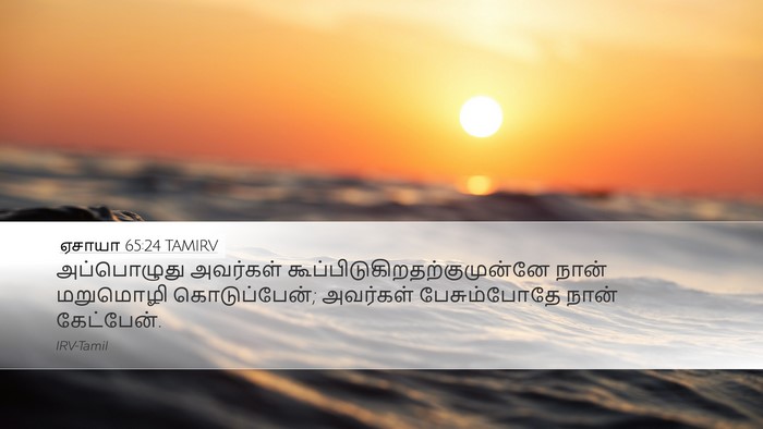 ஏசாயா 65:24 TAMIRV Bible Verse Image