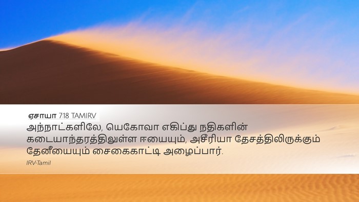 ஏசாயா 7:18 TAMIRV Bible Verse Image
