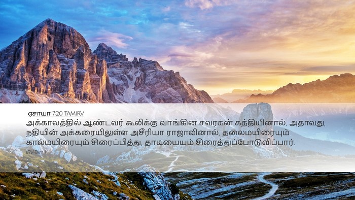 ஏசாயா 7:20 TAMIRV Bible Verse Image