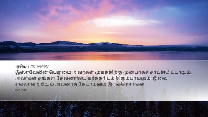 ஓசியா 7:10 TAMIRV Bible Verse Image