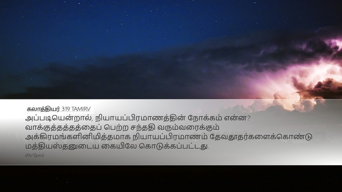 கலாத்தியர் 3:19 TAMIRV Bible Verse Image
