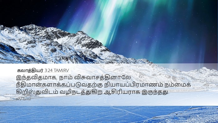 கலாத்தியர் 3:24 TAMIRV Bible Verse Image