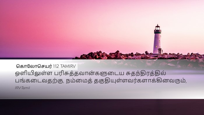 கொலோசெயர் 1:12 TAMIRV Bible Verse Image