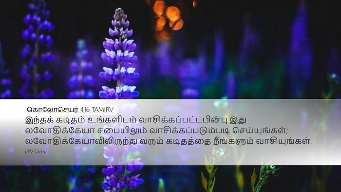 கொலோசெயர் 4:16 TAMIRV Bible Verse Image