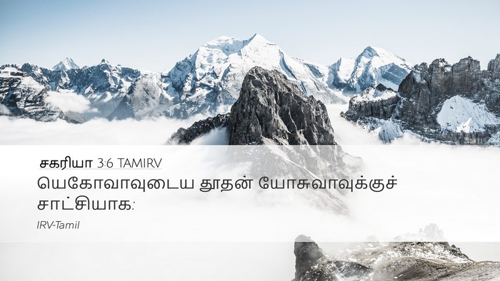 சகரியா 3:6 TAMIRV Bible Verse Image