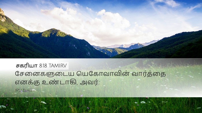 சகரியா 8:18 TAMIRV Bible Verse Image