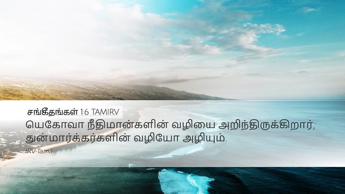 சங்கீதங்கள் 1:6 TAMIRV Bible Verse Image