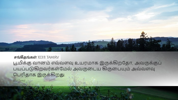 சங்கீதங்கள் 103:11 TAMIRV Bible Verse Image