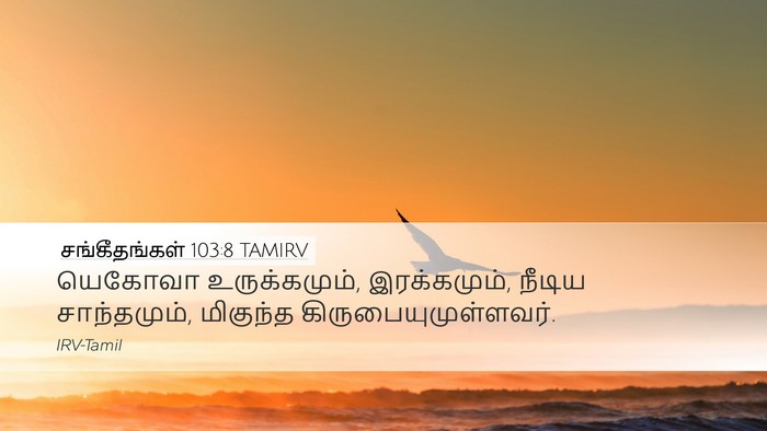 சங்கீதங்கள் 103:8 TAMIRV Bible Verse Image