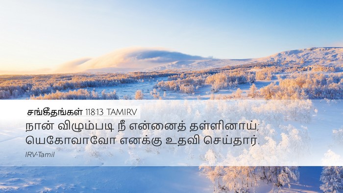 சங்கீதங்கள் 118:13 TAMIRV Bible Verse Image