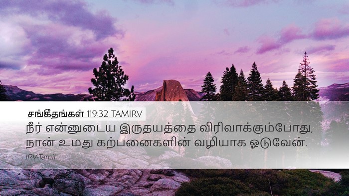 சங்கீதங்கள் 119:32 TAMIRV Bible Verse Image