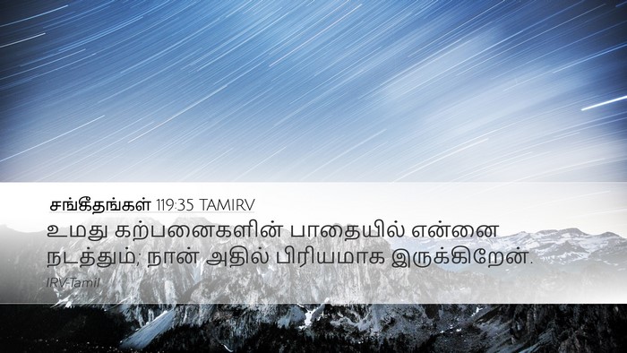 சங்கீதங்கள் 119:35 TAMIRV Bible Verse Image