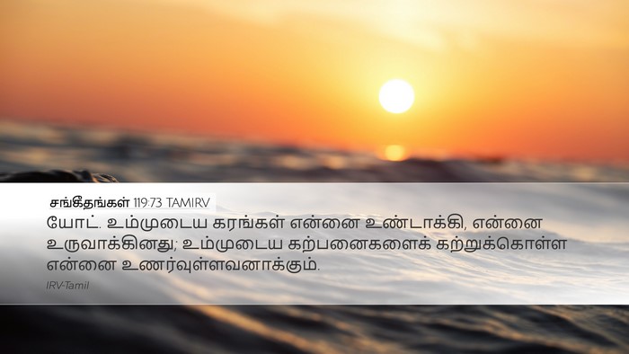 சங்கீதங்கள் 119:73 TAMIRV Bible Verse Image