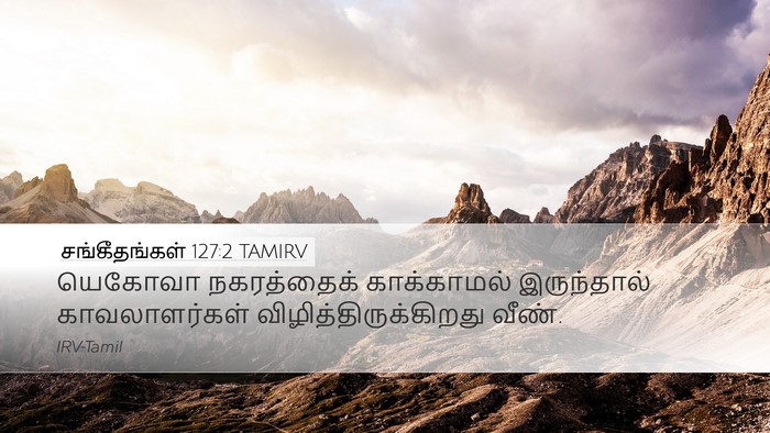 சங்கீதங்கள் 127:2 TAMIRV Bible Verse Image