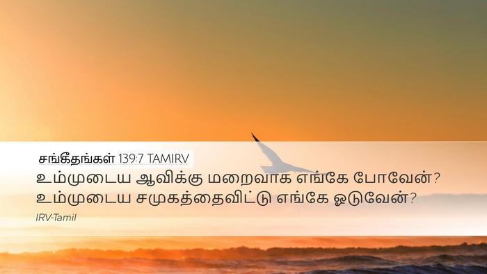 சங்கீதங்கள் 139:7 TAMIRV Bible Verse Image