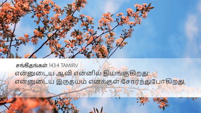 சங்கீதங்கள் 143:4 TAMIRV Bible Verse Image