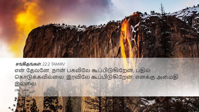சங்கீதங்கள் 22:2 TAMIRV Bible Verse Image