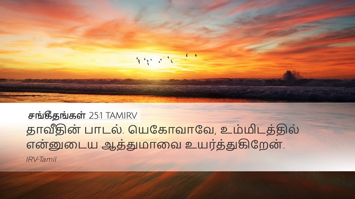 சங்கீதங்கள் 25:1 TAMIRV Bible Verse Image