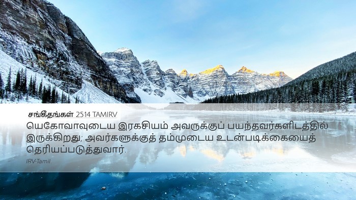 சங்கீதங்கள் 25:14 TAMIRV Bible Verse Image