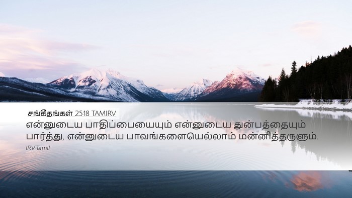 சங்கீதங்கள் 25:18 TAMIRV Bible Verse Image