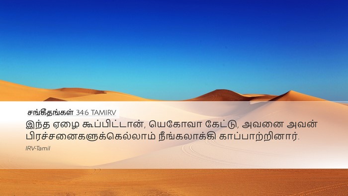 சங்கீதங்கள் 34:6 TAMIRV Bible Verse Image