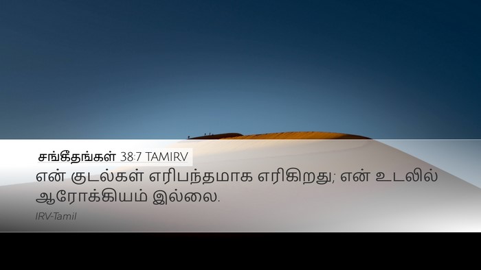 சங்கீதங்கள் 38:7 TAMIRV Bible Verse Image