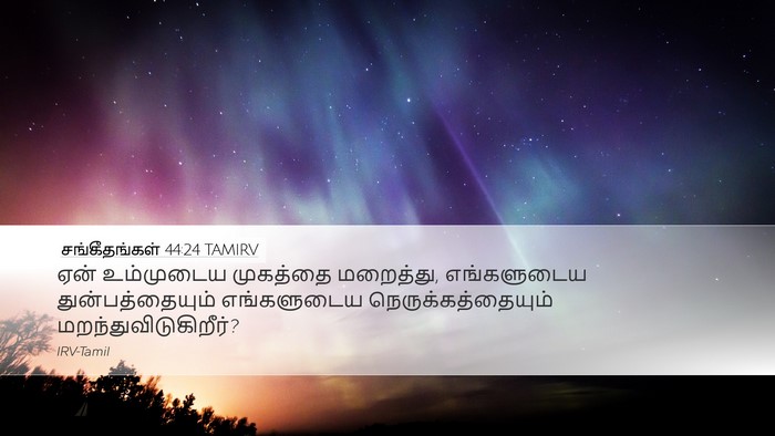 சங்கீதங்கள் 44:24 TAMIRV Bible Verse Image