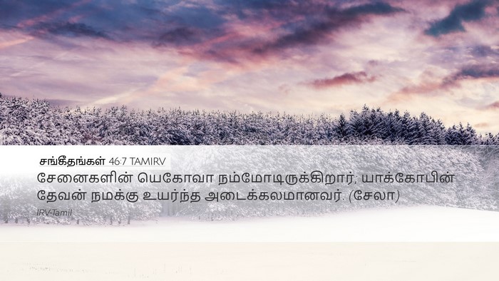சங்கீதங்கள் 46:7 TAMIRV Bible Verse Image