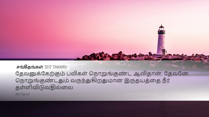 சங்கீதங்கள் 51:17 TAMIRV Bible Verse Image