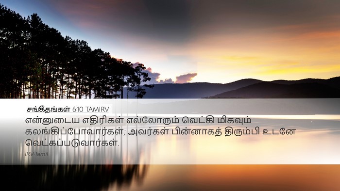சங்கீதங்கள் 6:10 TAMIRV Bible Verse Image