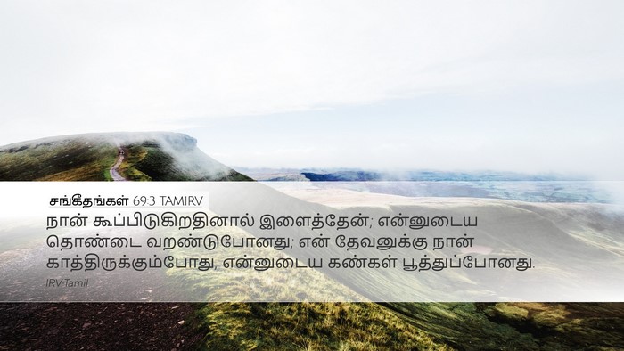 சங்கீதங்கள் 69:3 TAMIRV Bible Verse Image